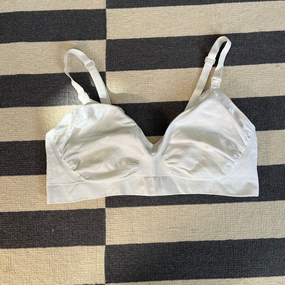 White Boob Design Fast Food Nursing Bra Size XL